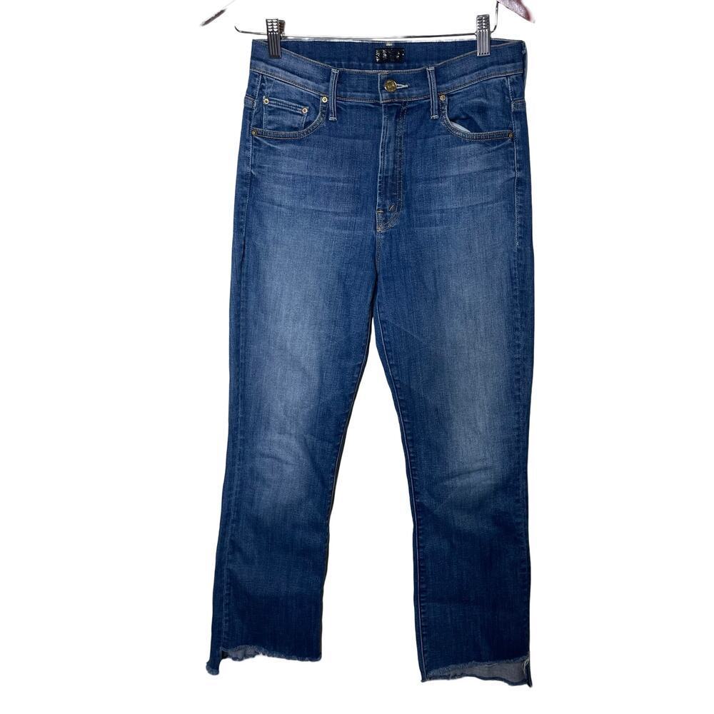 MOTHER The Insider Crop Step Fray not rough enough Jeans sz 28